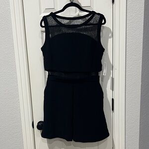 Chelsea28 Black Lace Mini Dress